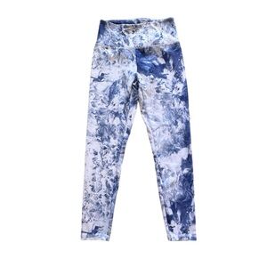 BALANCE COLLECTION Blue Women’s Tie Dye Leggings Size Medium